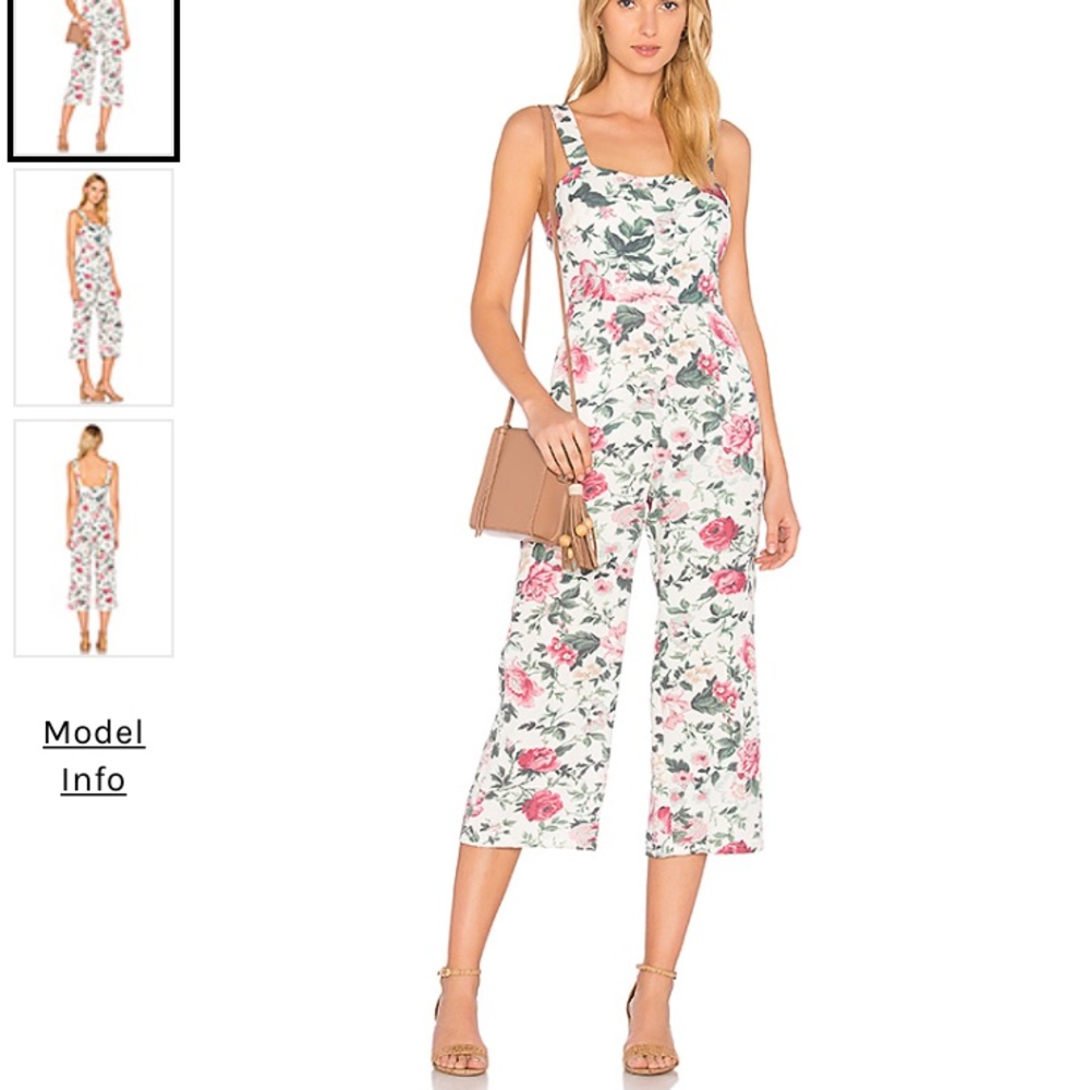 MAJORELLE Haven Floral Culotte Jumpsuit Sz XS